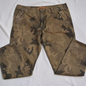 Joe's Camoflauge Straight Cut Pants